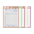 C-Line Products C-Line CLI43913 Shop Ticket Holder; 9 in. x 12 in. ;Metal Eyelet; Neon Green CLI43913
